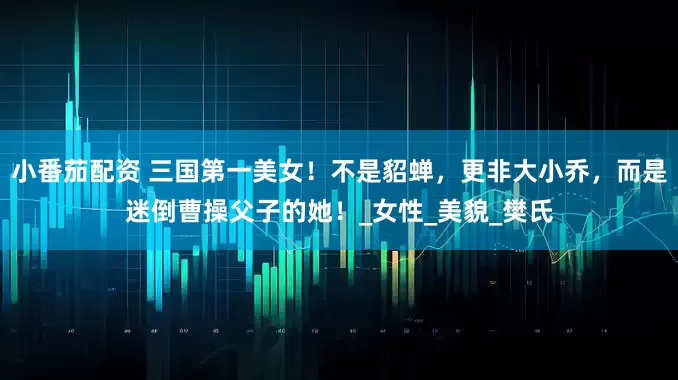 小番茄配资 三国第一美女！不是貂蝉，更非大小乔，而是迷倒曹操父子的她！_女性_美貌_樊氏