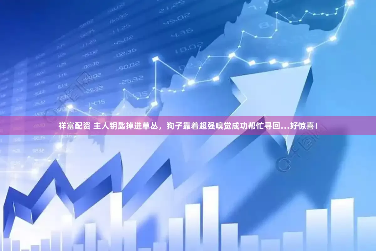 祥富配资 主人钥匙掉进草丛，狗子靠着超强嗅觉成功帮忙寻回…好惊喜！