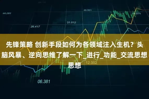 先锋策略 创新手段如何为各领域注入生机？头脑风暴、逆向思维了解一下_进行_功能_交流思想